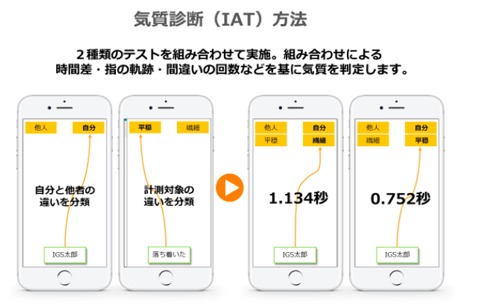 気質診断(IAT)方法