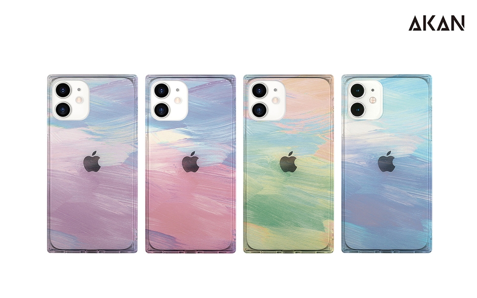 3.AKAN ソフトスクエアケース Pastel