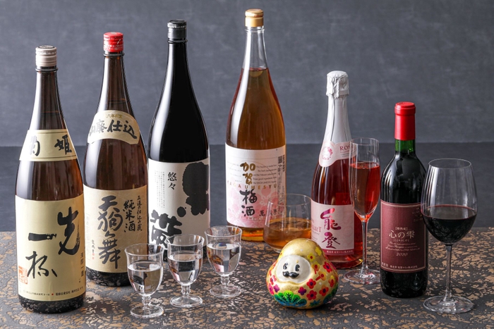 期間限定ドリンク（日本酒・能登ワイン・梅酒）