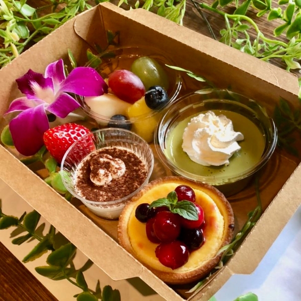 シェフの手作り本格スイーツ詰合せも！