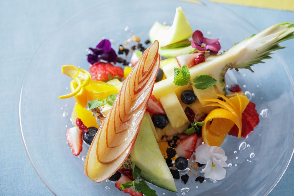 季節のフルーツ盛り合わせ（＋2,800円）