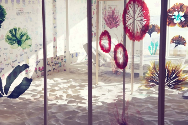 海の花咲くアート