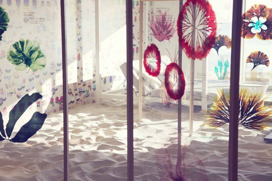 海の花咲くアート