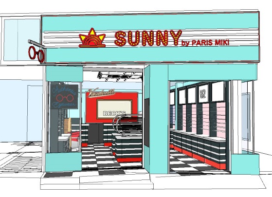 パリミキがよりファッションに特化した新しいスタイルの眼鏡専門店「SUNNY原宿店」