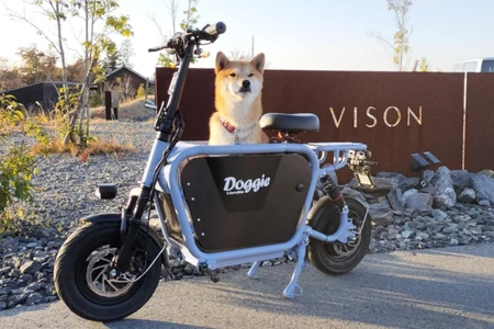 愛犬と旅する電動バイク「Doggie」 来春発売モデルを三重・VISONで先行レンタル