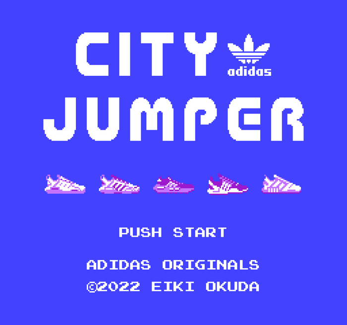 CITYJUMPER　Pixelart by Eiki Okuda　1