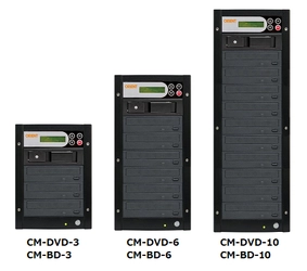 タワー型CD/DVD/BDディスクコピー機　 マスターイメージ保存用のHDD交換が可能　 NEWコンペア処理・スタンドアローン型を発売！