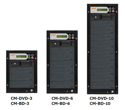 着脱可能HDD付きタワー型CD/DVD/BDディスクコピー機