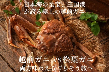 貸切観光タクシーで巡る「プレミアムオーダーメイドの旅」
福井・三国湊から兵庫・城崎温泉へ、お客様だけの贅沢旅　
ご希望の方は越前ガニと松葉ガニの両方をご堪能いただけます！