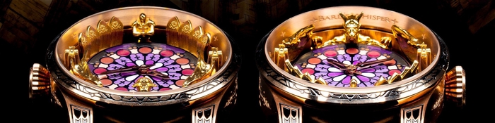 精密なドラゴンや騎士の彫像