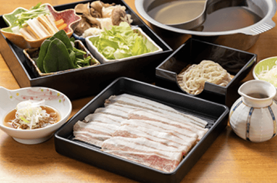 国産豚のしゃぶしゃぶ