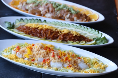 彩りも美しい中国料理