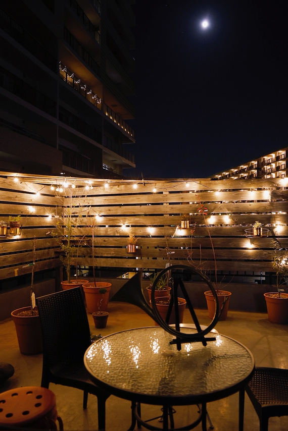 開放感のあるテラススペース