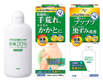 近江兄弟社メンタームU20ローション(左から商品・パッケージ表・パッケージ裏)