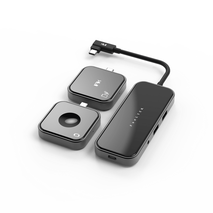 8in1 USB-Cハブ+Qiワイヤレス充電器
