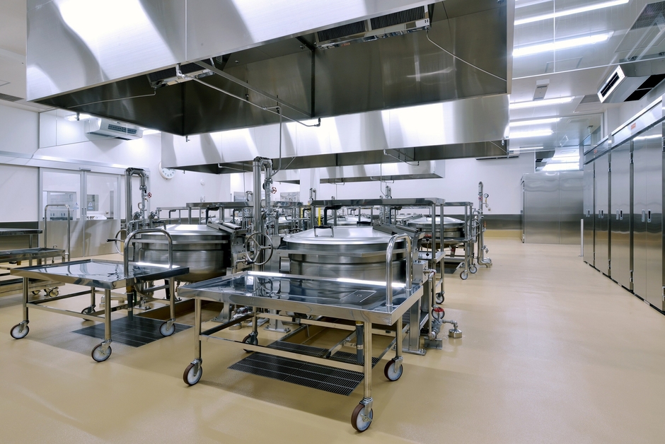 玉野市立学校給食センター 内観