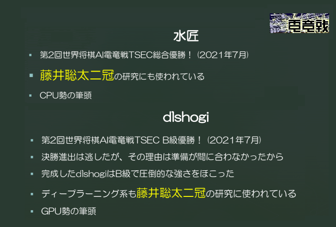 将棋AI(人工知能)につてい