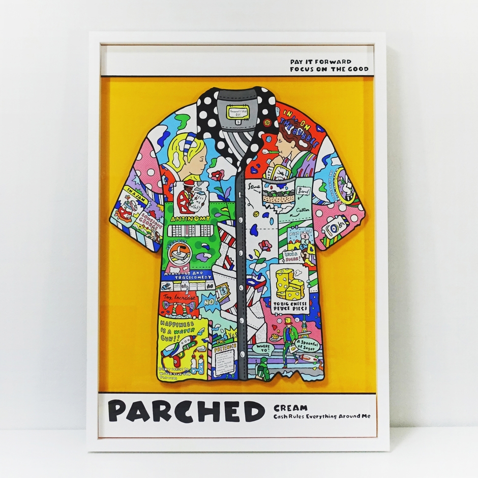 立体額 (594mm×841mm)Acrylic Painting