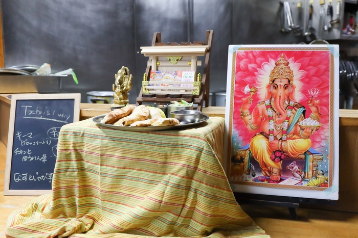 ガネーシャ神と宝くじ専用神棚