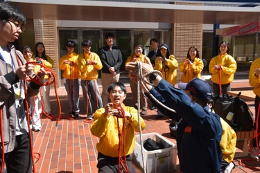 【名城大学】ボランティア協議会が災害時に役立つロープ結索講習会を開催