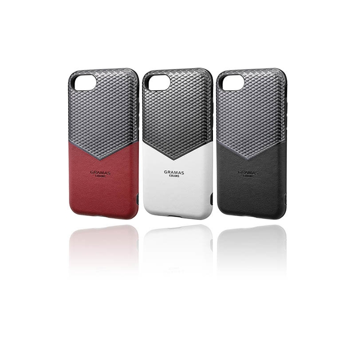 グラマス カラーズ “エッジ” ハイブリッドシェルケース フォア iPhone 8/7/6s/6