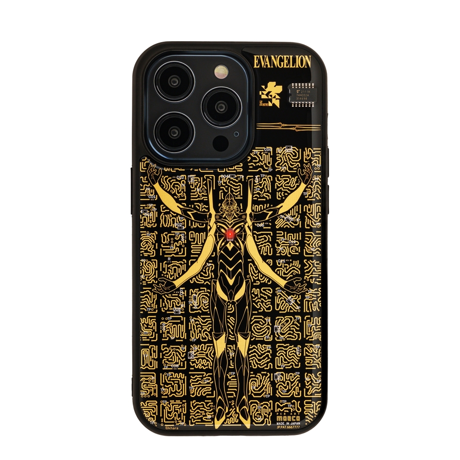 FLASH EVA13 基板アート iPhone 14Proケース 黒