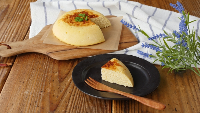 <ヨーグルトおからケーキ>