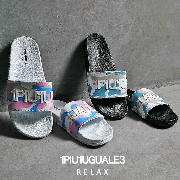 1PIU1UGUALE3 RELAX CAMOLOGOSANDAL