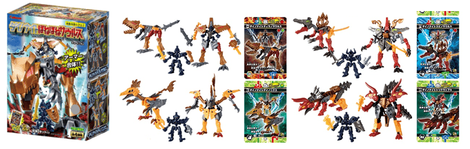 ロングセラー玩具菓子「ほねほねザウルス」から、 “アーマー装着”遊び