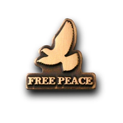 ◆PINS FACTORY（ピンズファクトリー）◆　社章実例No.344株式会社FREE PEACE　様