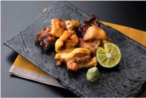 ほやステーキ バター醤油ソース