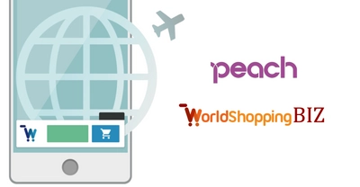 越境EC支援のジグザグ「PEACH SHOP ONLINE」に WorldShopping BIZを導入。ウェブインバウンド対応を開始。