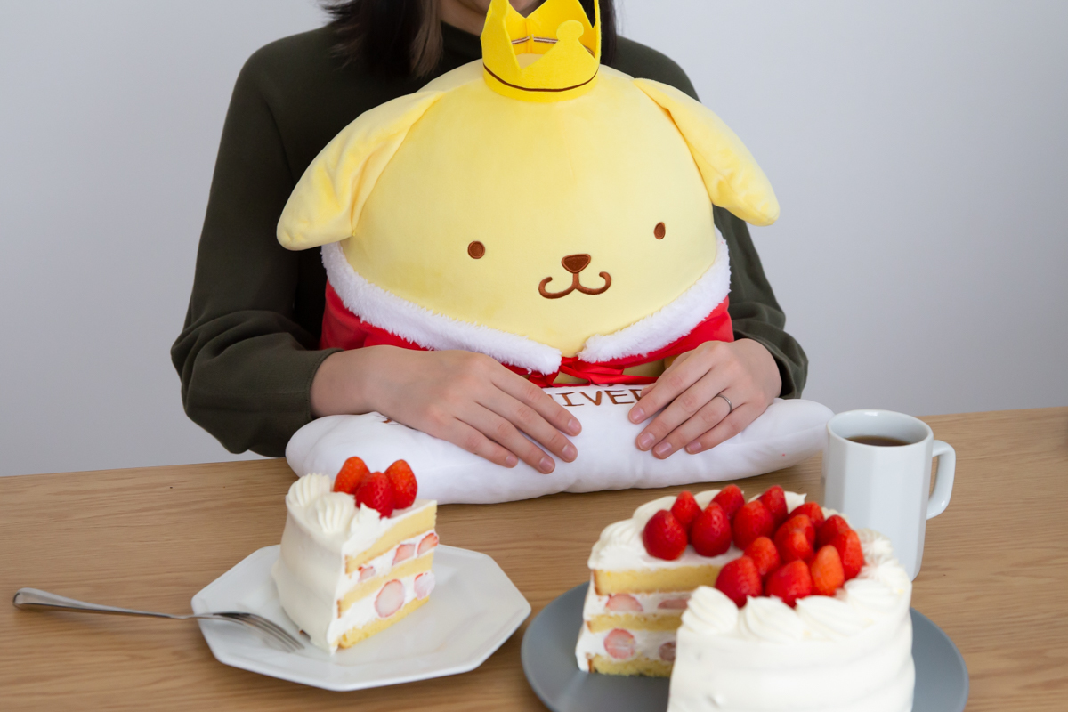 【新品未開封】ポムポムプリン パンケーキ クッション ポムポムプリン ハッピーシェアパンケーキ クッション｜むにゅ