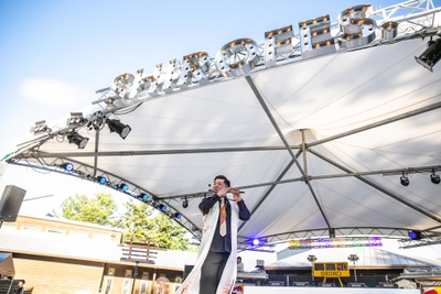 津軽笛の生演奏