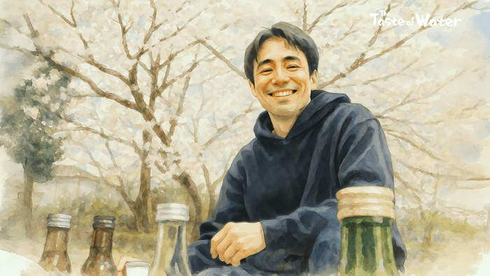 微笑む漫画家