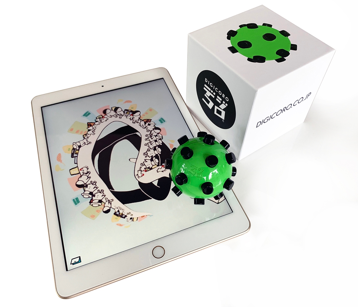 デジタルとアナログが融合 Ipadでの新しい遊びが誕生 アプリの数だけ遊びや学びが広がる 世界初の知育玩具 デジコロ です Newscast デジタルとアナログが融合 Ipadでの新しい遊びが誕生 アプリの数だけ遊びや学びが広がる 世界初の知育玩具 デジコロ です Newscast