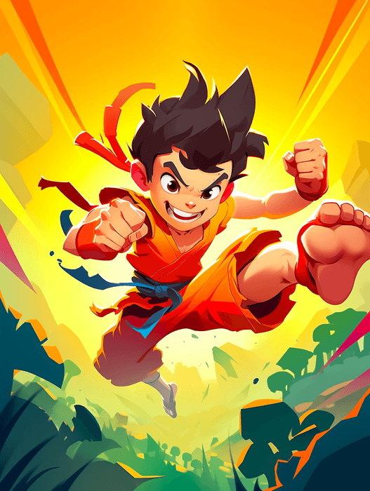 めざせ!カンフーマスター(メインビジュアル)