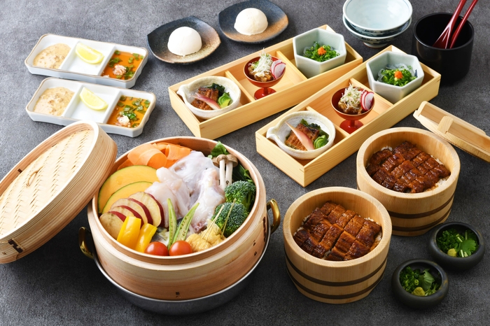 神楽坂限定 ふぐ蒸籠と鰻ひつまぶし