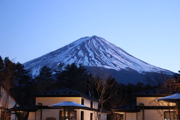 villaから見られる富士山の景色