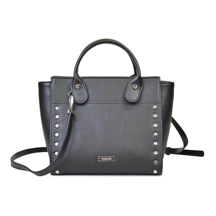 キルティングスタッズショルダーバッグ シルバー