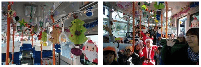 クリスマスバスのイメージ(提供:中津川市)