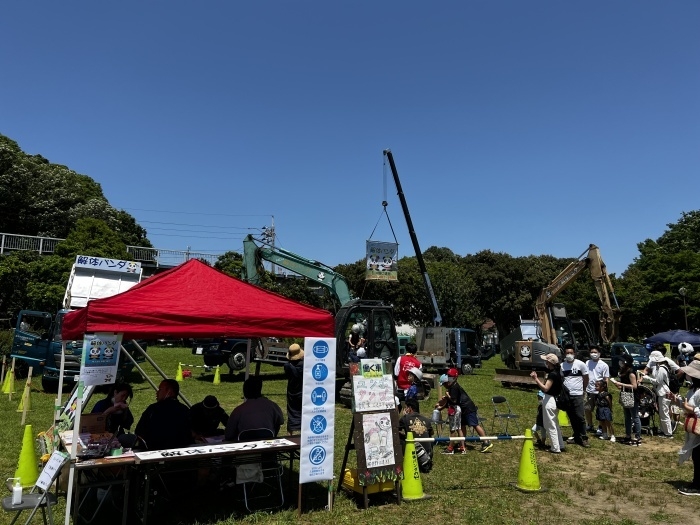 ▲働く車展示会(2022年撮影) 