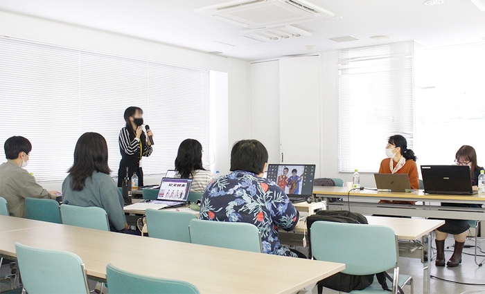 「夢館×京都芸術デザイン専門学校　産学連携プロジェクト」のオリエンテーションの後、質疑応答(Q&A)の時間