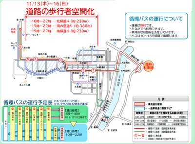 社会実験実験概要図