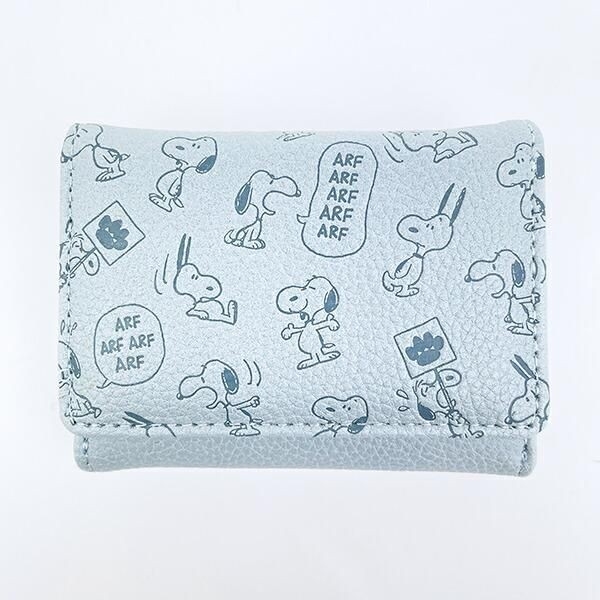 スヌーピーの大人っぽいコンパクトな財布