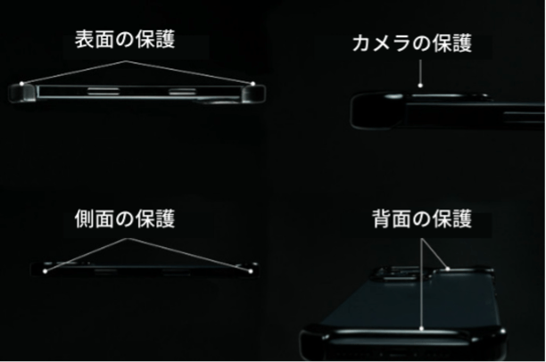 あらゆる角度でiPhoneを保護