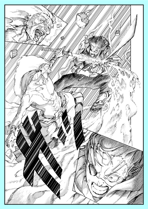 第1回トムスラボ漫画大賞 名場面“だけ”描いてみよう大賞『孫の恩返し』作者:海琉