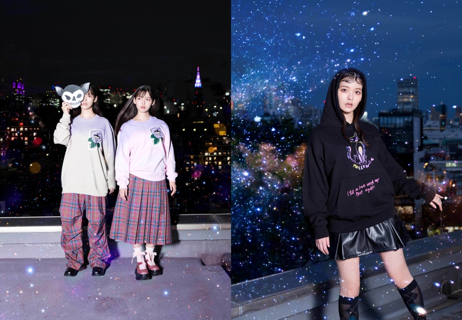 SUMIREスウェット&MELLOWフーディー