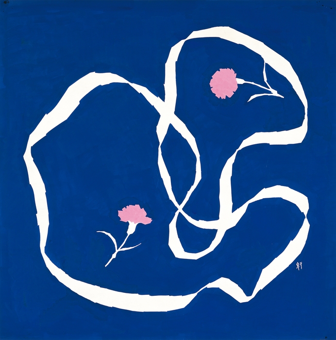 東山魁夷 カーネーション 1958年(昭和33)頃 宮井株式会社蔵