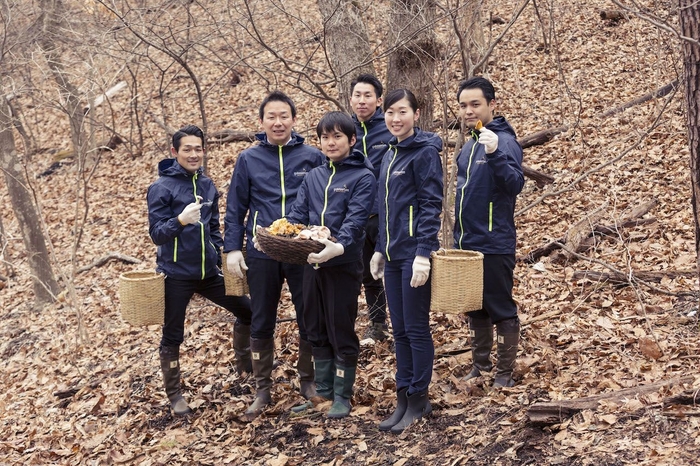 【ブレストンコート　ユカワタン】きのこ採取